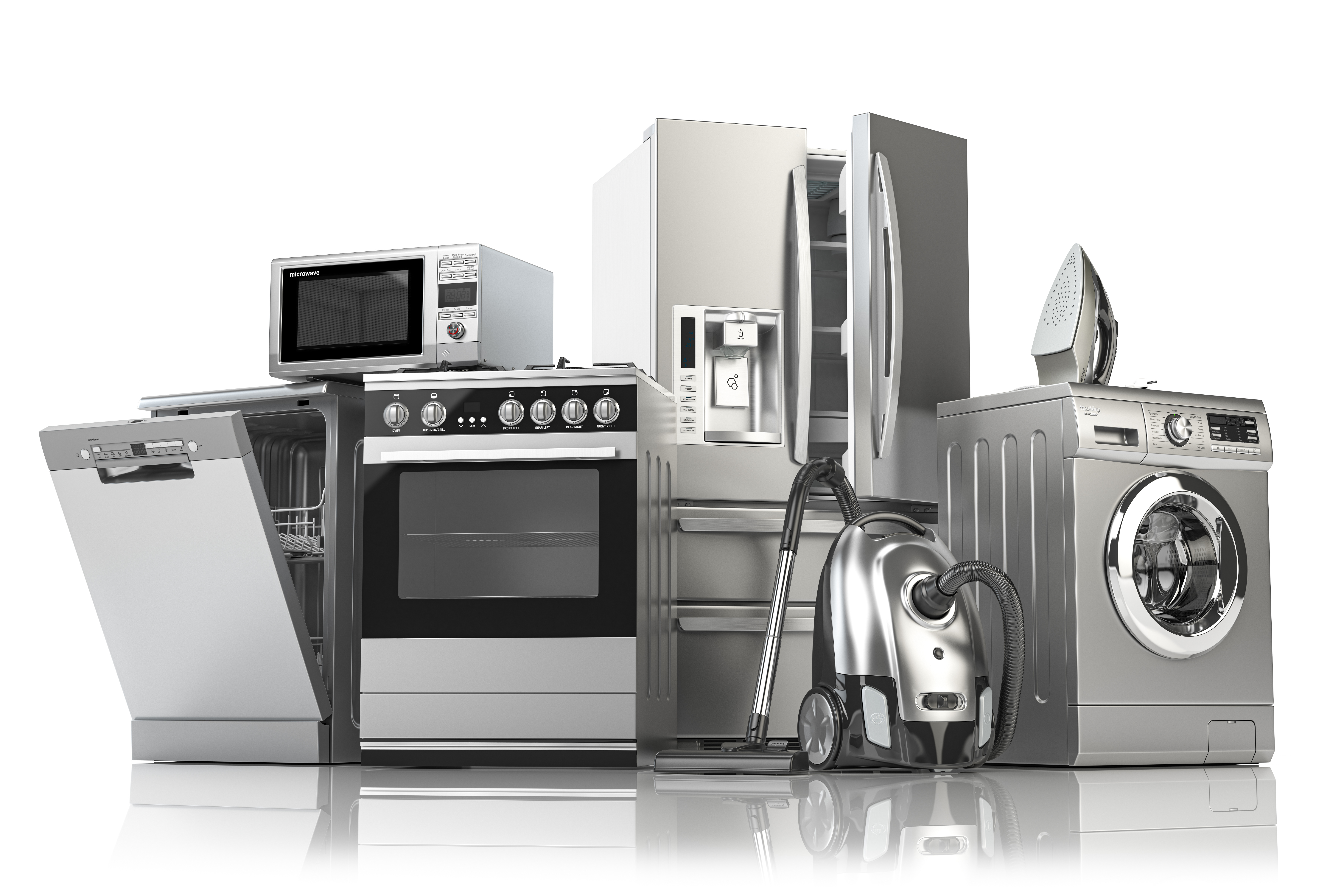 Technician fixing appliance in Los Angeles